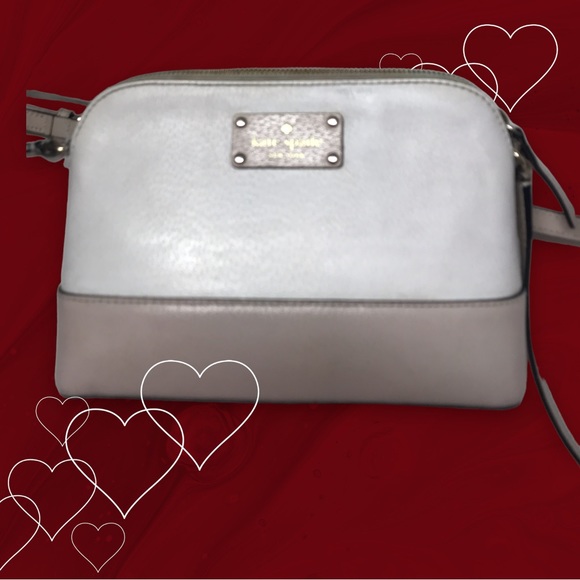 KATE SPADE NEW YORK Luxury Ivory & Beige Cow Leather Cross Body Bag - Picture 6 of 17